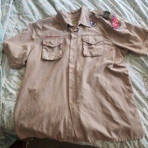 Adult leader boy scout uniform shirt quick dry
